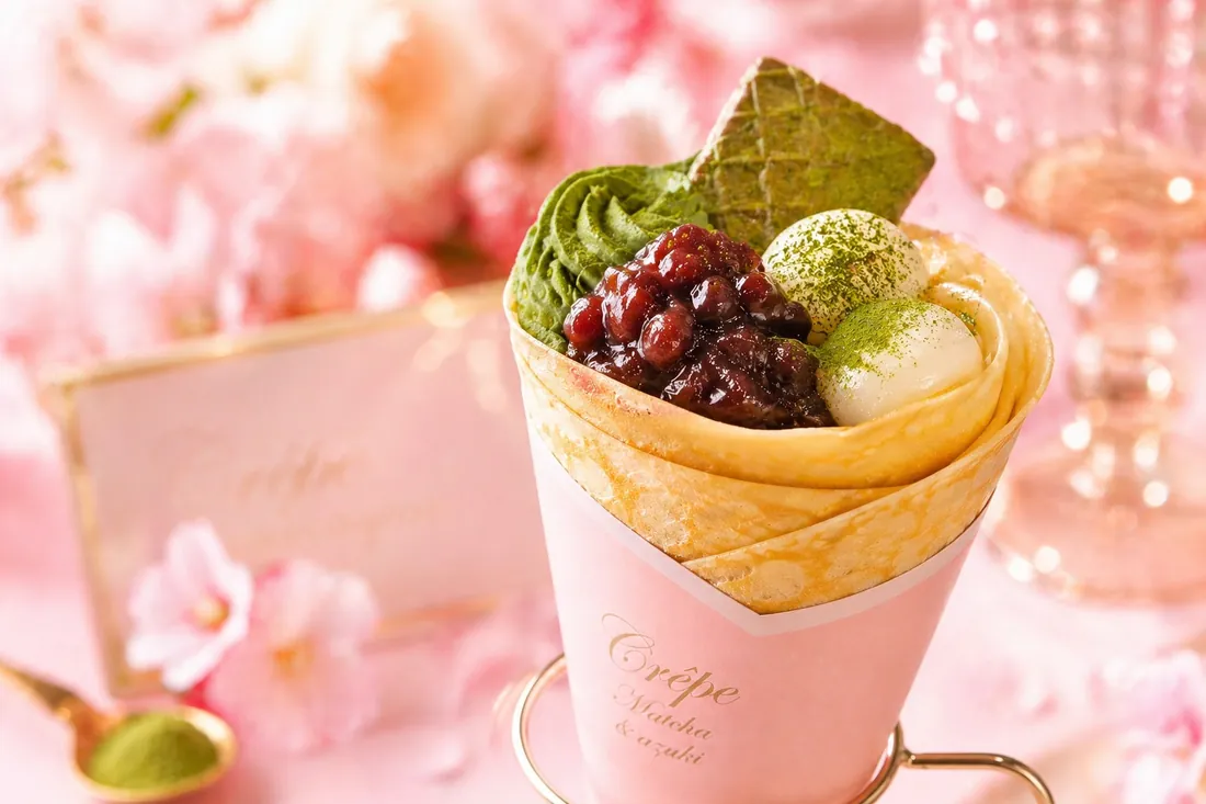 抹茶のクレープ